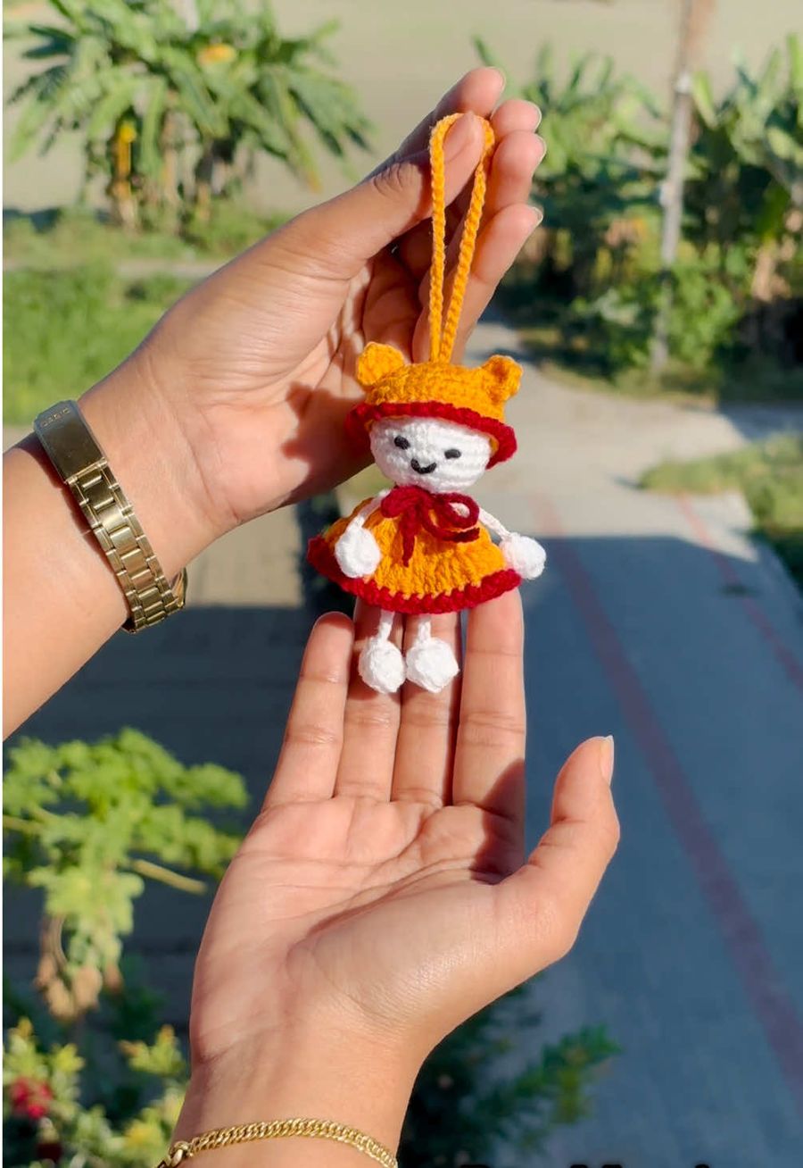 Handmade amigurumi doll